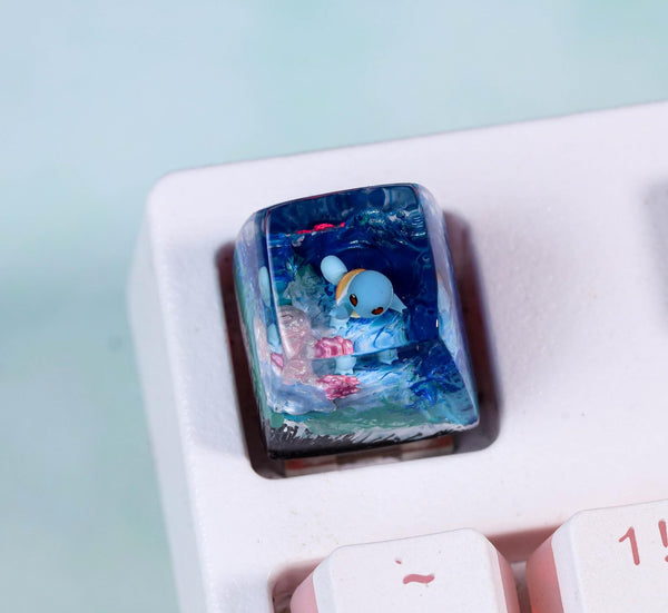 Squirtle Pokemon Artisan Keycap